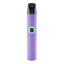 Purple Ooze Pinch dry herb vaporizer with textured body, black mouthpiece, and glowing control button