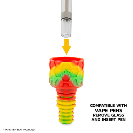 Ooze Cranium Silicone / Glass 4-in-1 Hybrid Water Pipe - WP3541