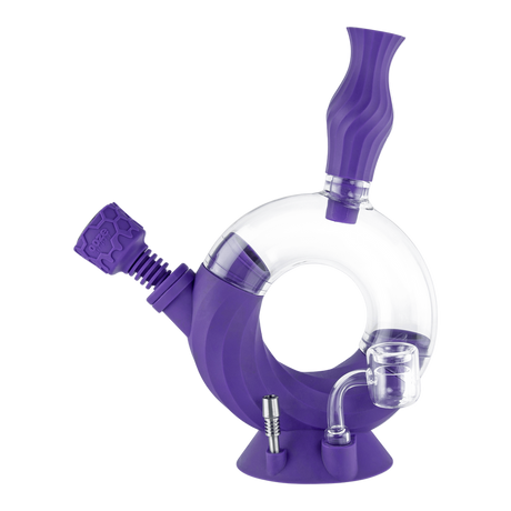 Ooze Ozone Silicone / Glass 4-in-1 Hybrid Water Pipe - WP3542