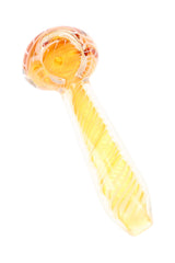 (Assorted Colors) 3.5″ Spiral Fumed Color-Change Glass Pipe