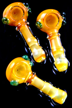 Gold Fumed Glass Pipe - P2841