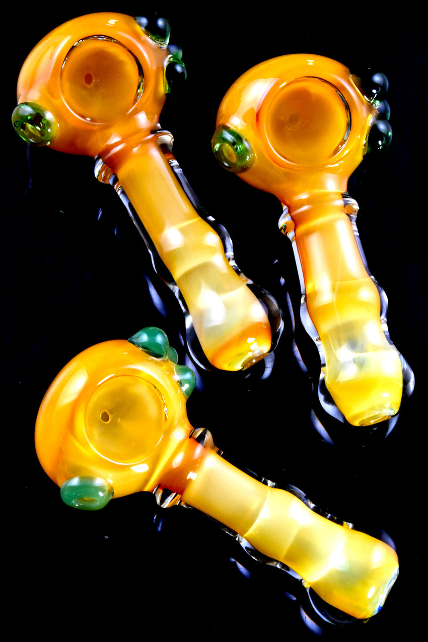 Gold Fumed Glass Pipe - P2841