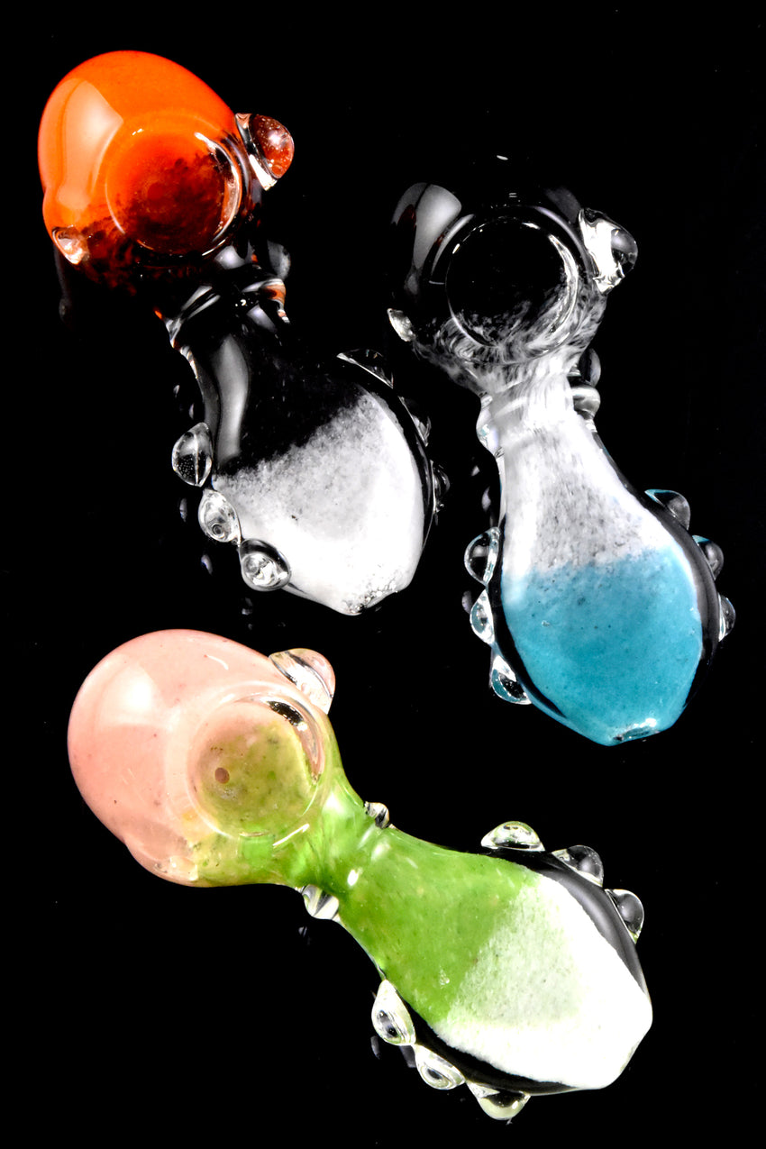 Multicolor Frit Glass Pipe - P2843