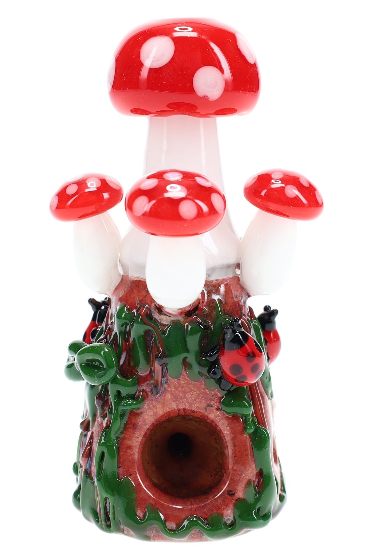 (US Made) 4" Mushrooms Dry Pipe - P2892