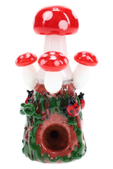 (US Made) 4" Mushrooms Dry Pipe - P2892