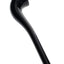 Glossy black GRAV Gandalfini glass sherlock pipe with long cooling stem and side carb, compact 6-inch dry herb hand pipe
