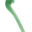 Opaque light-green GRAV Gandalfini sherlock pipe with deep bowl and extended stem for cooler hits, about 6 inches long