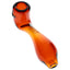 Amber GRAV 5″ Classic Sherlock hand pipe overhead view displaying smooth glossy finish and sturdy base