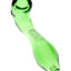 Bright green GRAV Mini Classic Sherlock, 4″ glass sherlock hand pipe with deep bowl, side carb, and ash-catching mouthpiece