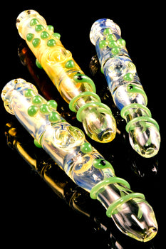 Color Changing Glass Snake Steam Roller - P2968