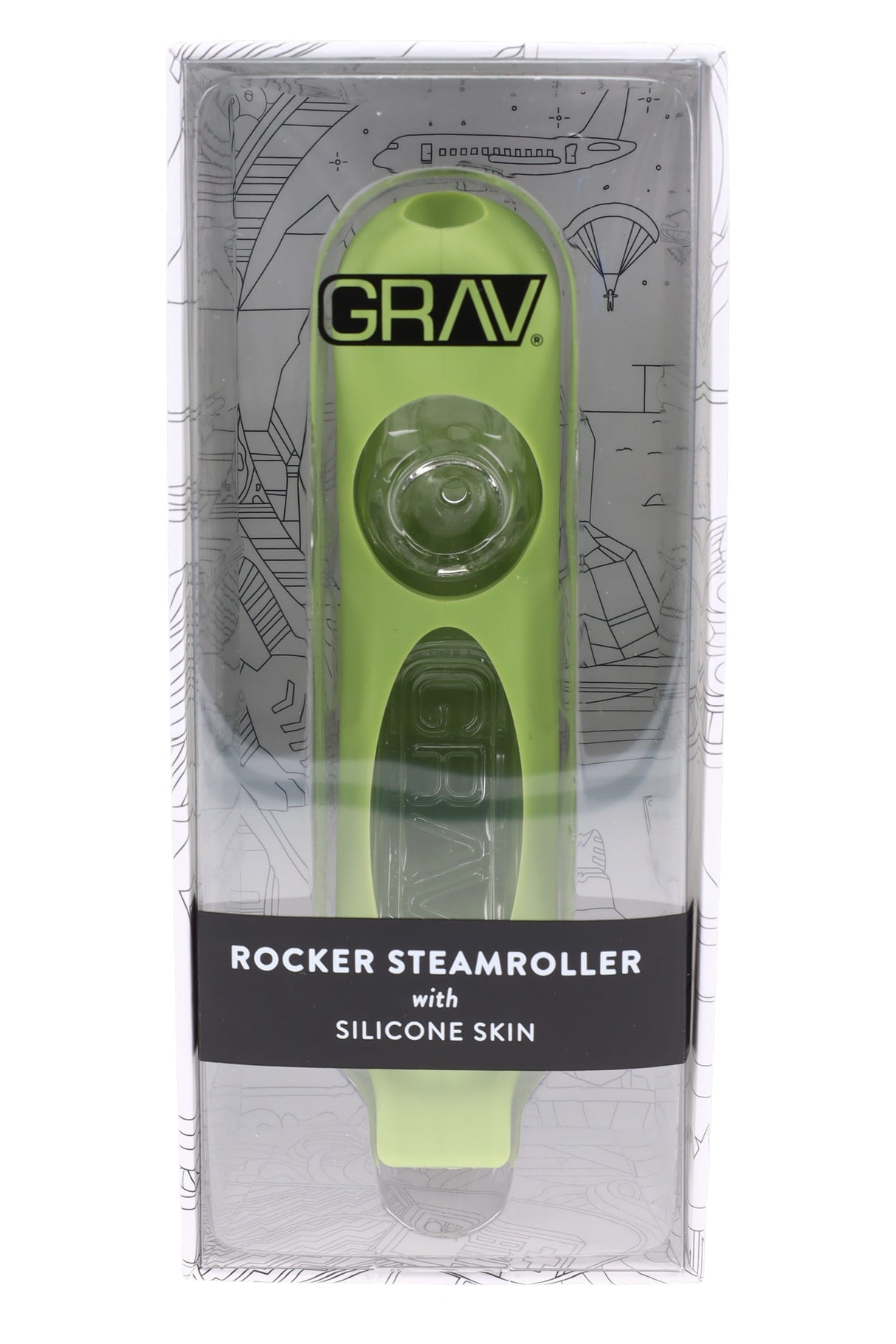 Grav Rocker Steamroller with Silicone Skin - P3080