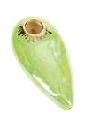 (US Made) 4" Oval Ceramic Hand Pipe – P3162