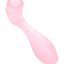 Pink GRAV Sandblasted Classic Sherlock hand pipe, frosted borosilicate with curved stem and side carb, compact 5½″ dry herb piece.