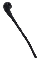 Matte black GRAV Sandblasted Gandalf 10″ glass hand pipe with side carb, long-stem profile on white.