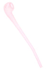 Soft pink GRAV Sandblasted Gandalf glass hand pipe, 10″ length with matte exterior and side carb.