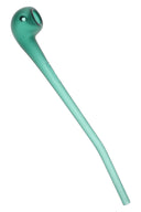 Lake Green GRAV Sandblasted Gandalf 10″ glass hand pipe, frosted finish and extended stem shown close up.