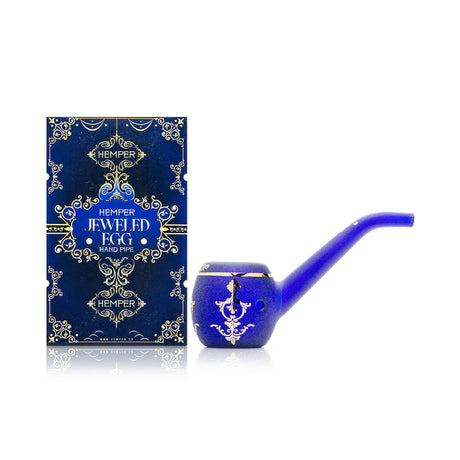 Hemper Jeweled Egg Glass Hand Pipe – 5″
