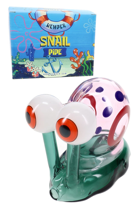 Hemper Snail Glass Hand Pipe