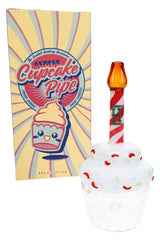 6" Hemper Cupcake Glass Hand Pipe – P3304