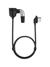 Peak Pro Link cable and banger-style connector close-up, 30-inch lead with secure plug end