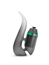 Onyx Puffco New Proxy Bub with New Proxy base installed and water in chamber, compact rig-style setup for smoother draws.