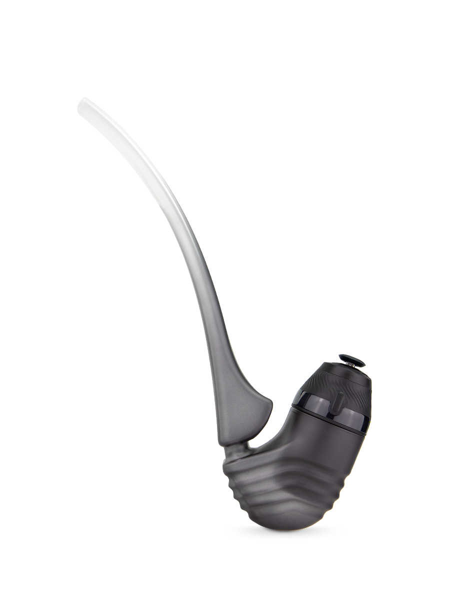 Onyx Puffco New Proxy Wizard with New Proxy base installed, sleek frosted wand-style glass pipe creating a classy, cooled-dab experience.