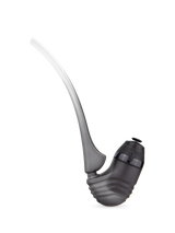 Onyx Puffco New Proxy Wizard with New Proxy base installed, sleek frosted wand-style glass pipe creating a classy, cooled-dab experience.