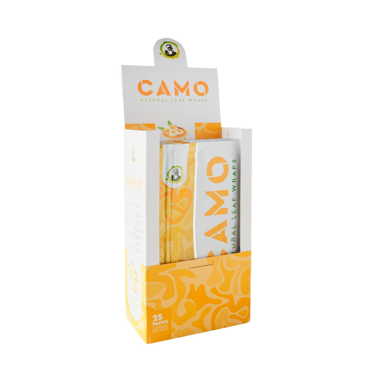 CAMO Natural Leaf Wraps Dessert Series – 5/Pack – 25-Count Display