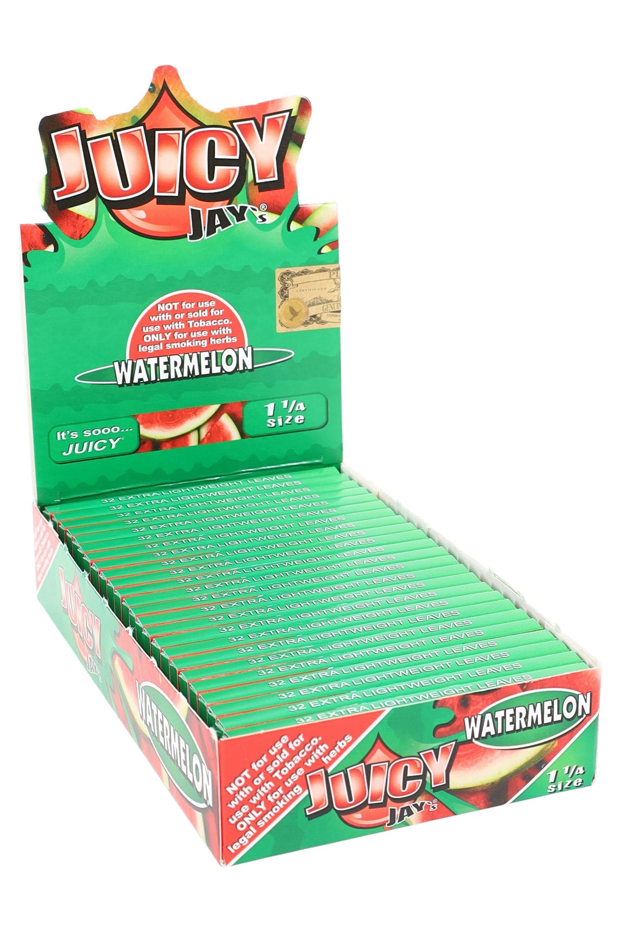 24 ct Juicy Jay’s 1 ¼ Flavored Rolling Papers Display – RPJJ
