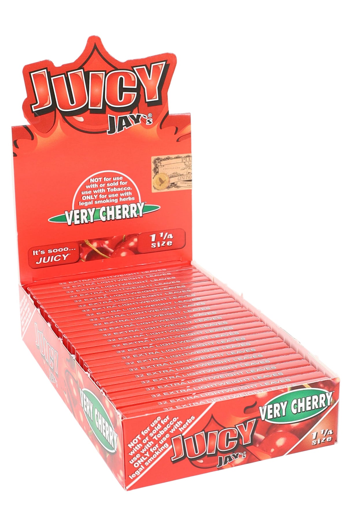 24 ct Juicy Jay’s 1 ¼ Flavored Rolling Papers Display – RPJJ