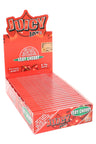 Box of Juicy Jay's Very Cherry rolling papers on a white background