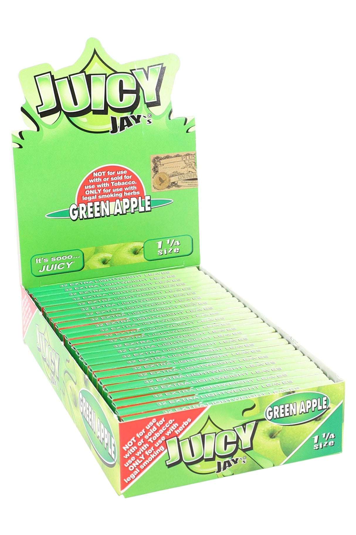 24 ct Juicy Jay’s 1 ¼ Flavored Rolling Papers Display – RPJJ
