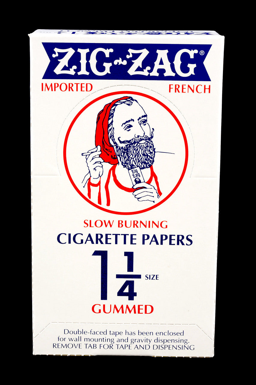 24ct Zig Zag Orange Rolling Papers 1 1/4 Display - RP152