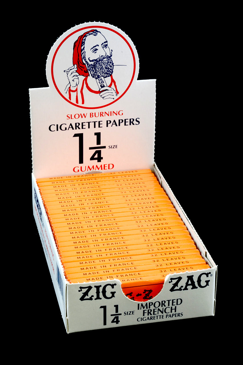 24ct Zig Zag Orange Rolling Papers 1 1/4 Display - RP152