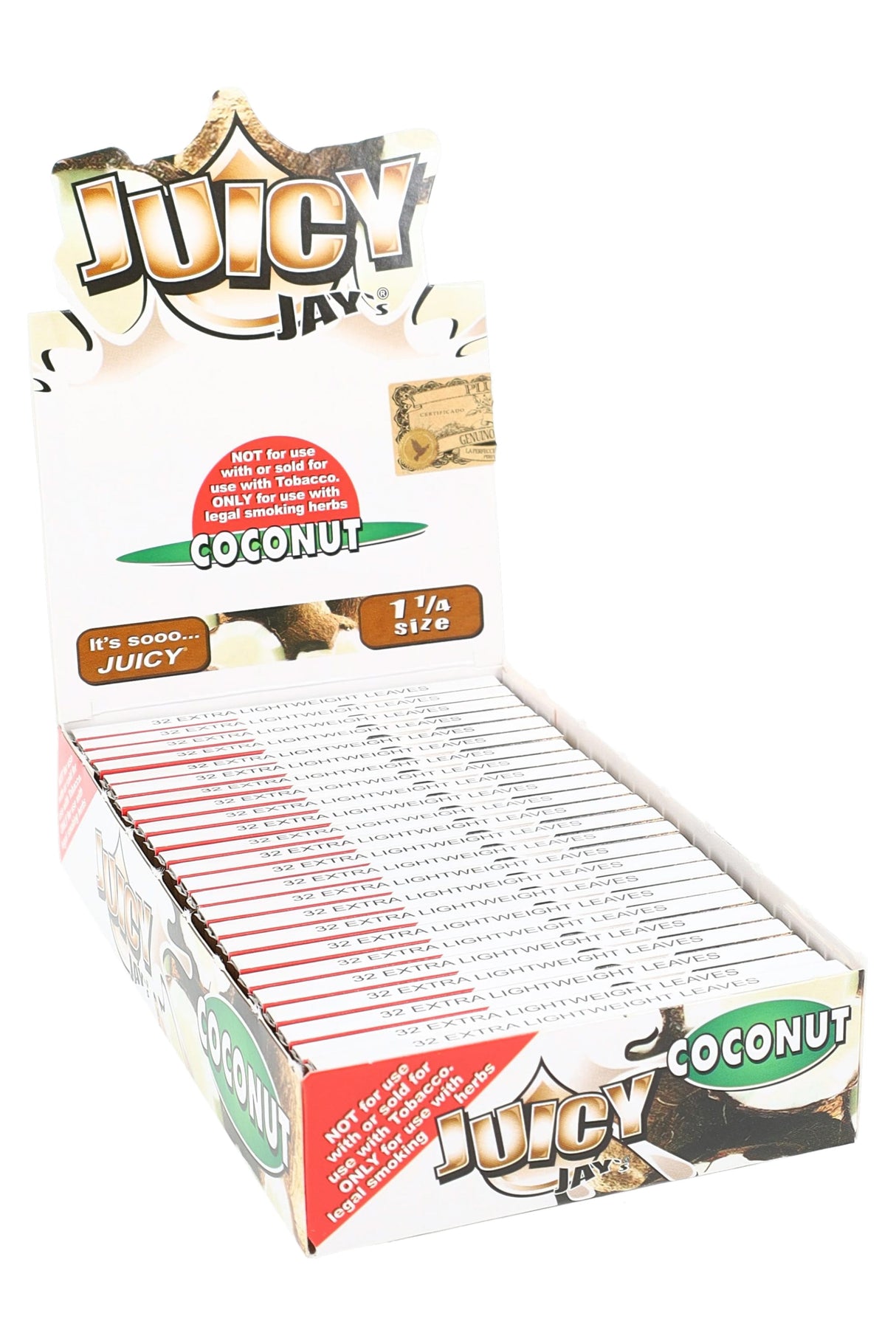 24 ct Juicy Jay’s 1 ¼ Flavored Rolling Papers Display – RPJJ