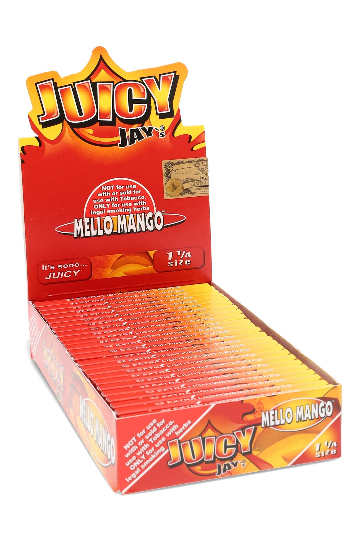 24 ct Juicy Jay’s 1 ¼ Flavored Rolling Papers Display – RPJJ