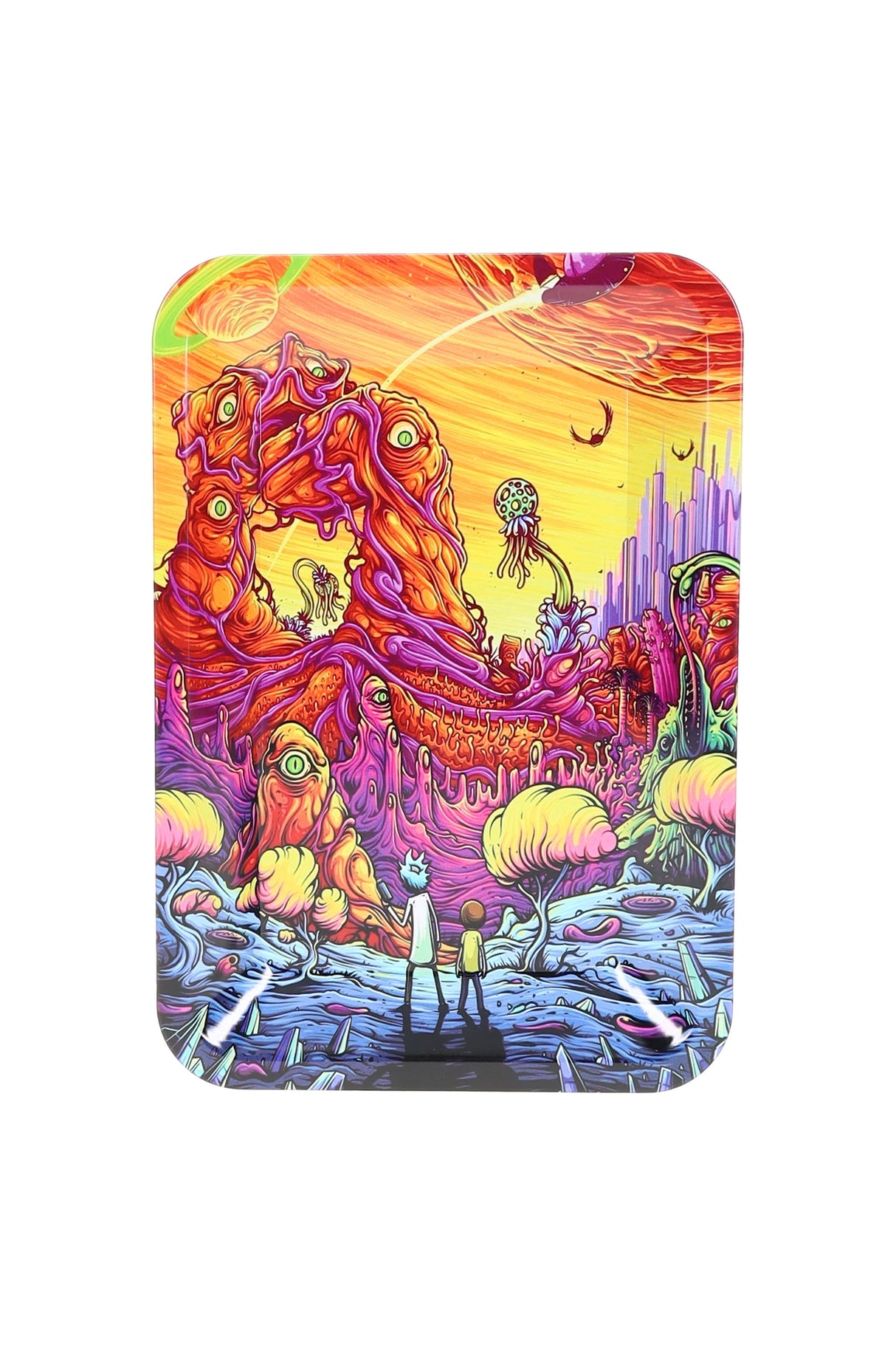 Small Art Metal Rolling Tray – 7" x 5" – RP266