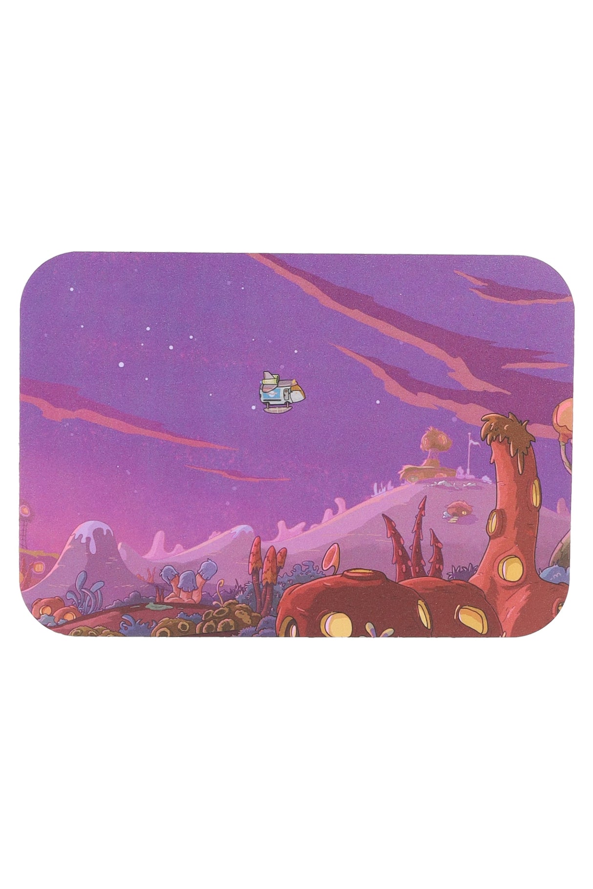 Small Art Metal Rolling Tray with Magnetic Lid – 7″ × 5″ – Select Design