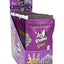 Leaf Palms Grape palm leaf wraps display; 3 medium wraps per pouch, bold terpene flavor and tobacco-free construction.