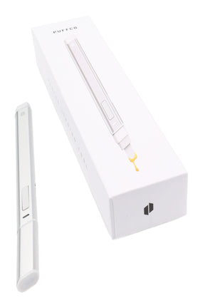 Pearl Puffco Hot Knife beside product packaging, ceramic tip electric dab tool designed for clean 3-second drops.