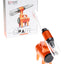 Orange Lookah Giraffe electric dab straw with Type 5 quartz coil, handheld desktop design for concentrates.