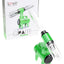 Green Lookah Giraffe electric dab straw with clear mouthpiece and bright display, desktop concentrate device.