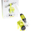 Neon green Lookah Giraffe electric dab straw, self-standing body with four legs and removable magnetic tip cap.