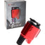 Red Lookah Q7 Mini e-nail banger beside box art, compact torchless dab solution for water pipes, 710-thread coil.