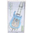 Blue Lookah Guitar 350 mAh 510 battery in retail box, guitar-shaped body with clear faceplate and top 510 port.