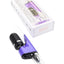 Purple Lookah Seahorse King handheld dab straw with quartz tip and Type-C charging port displayed by the box.