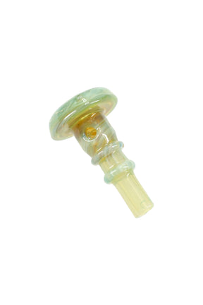 US-made glass Puffco joystick in Slime Green, rounded directional control accessory for concentrates, compact and easy to clean.