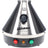 Volcano Classic desktop vaporizer in stainless Silver & Black finish, front view showing dial and HEAT, CONTROL, AIR buttons.