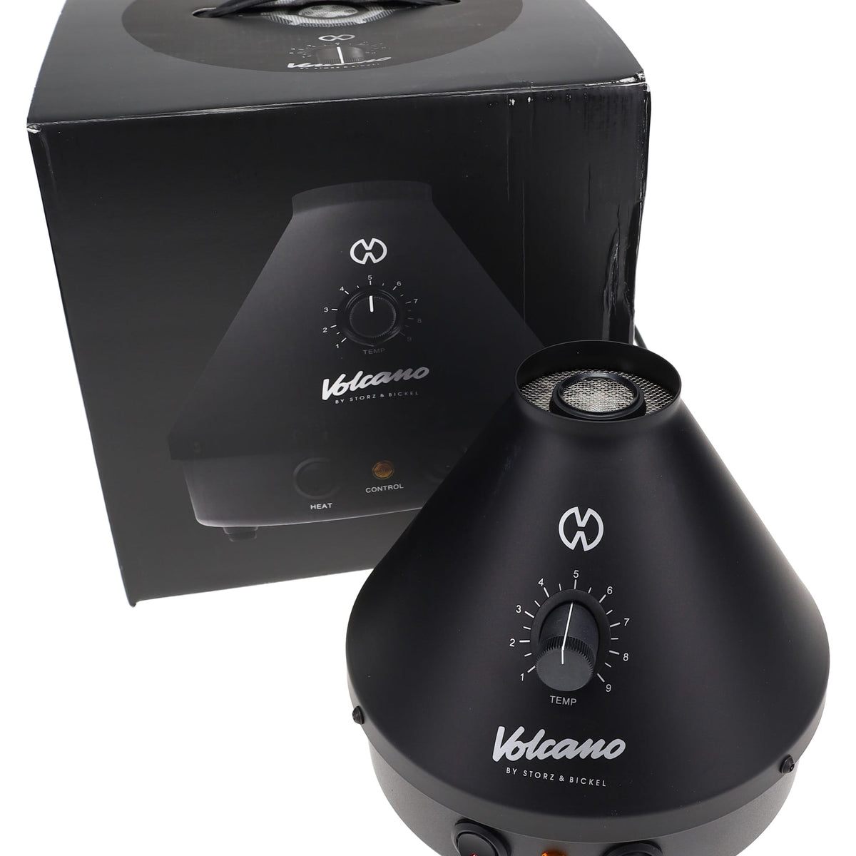 Storz & Bickel Volcano Classic Vaporizer – Onyx Black, Silver & Black ...