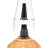Zenco Flow desktop vaporizer in wood finish with clear water glass, black mouthpiece, and auto-fill cup design centered on the base.
